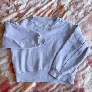Everlane lilac crew neck top, Size small